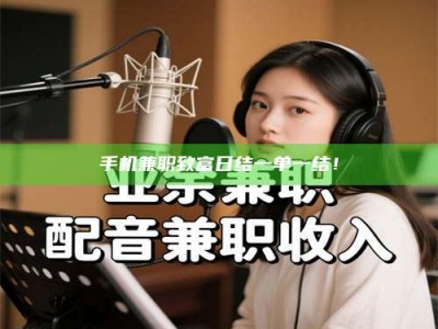 丹东手机兼职致富日结一单一结！